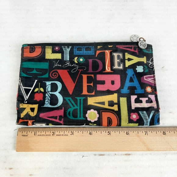 🛍Vera Bradley “From A to Vera” Magnetic Double Zip Envelope Wallet Clutch - Picture 2 of 6